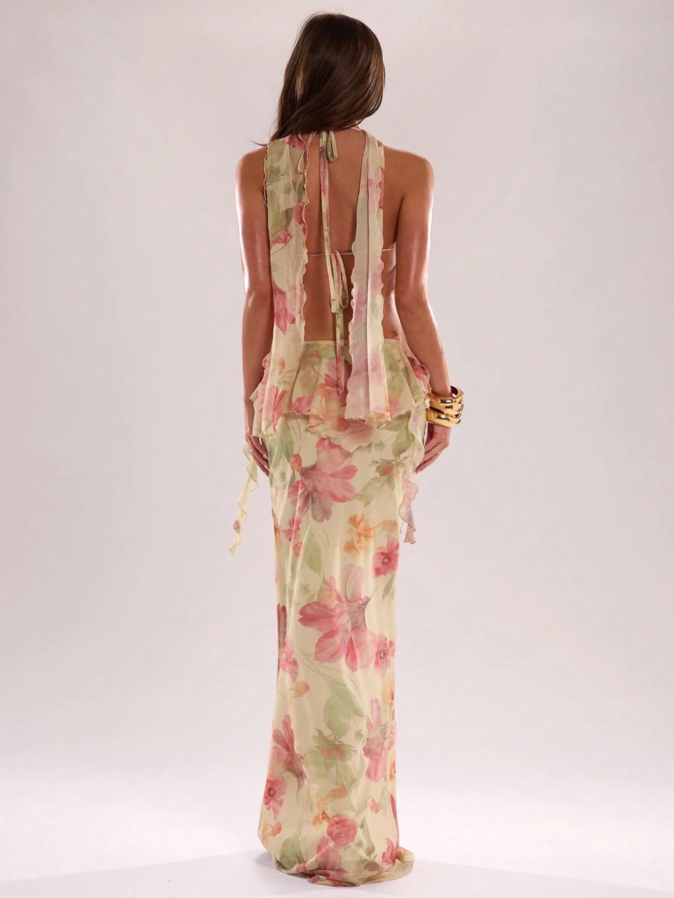Arisflames™ Petalwave Cutout Dress