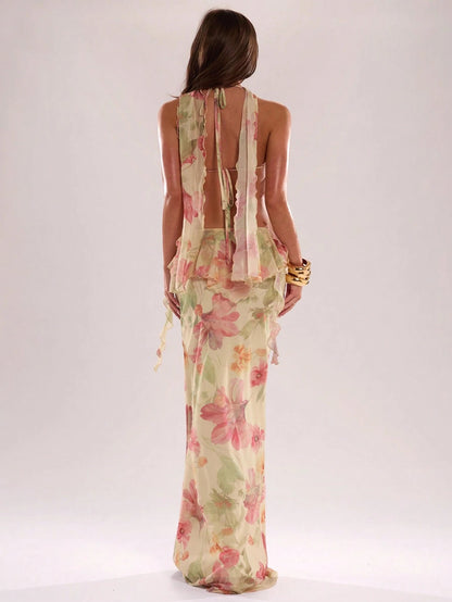 Arisflames™ Petalwave Cutout Dress